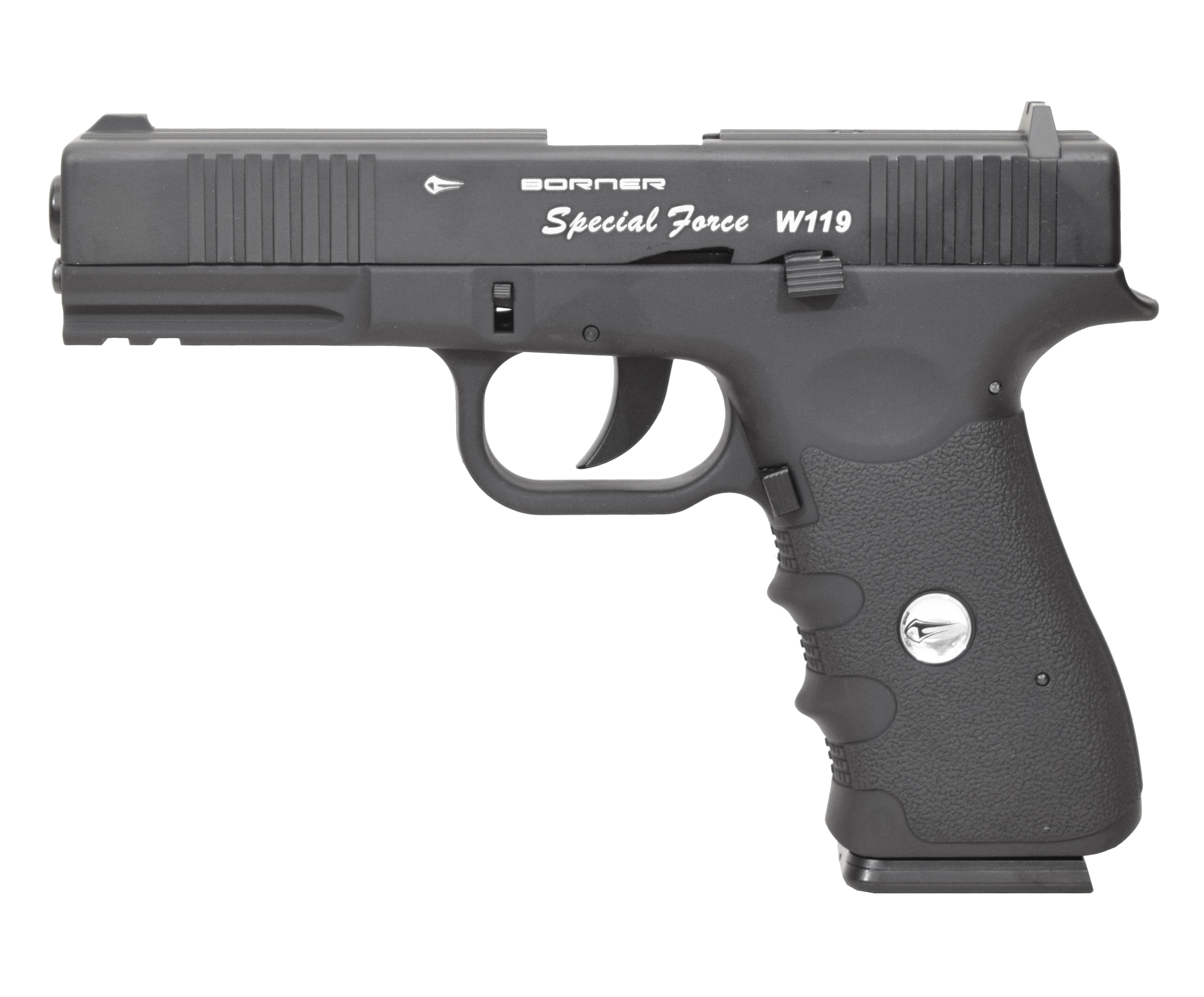 Пистолет пневм. Borner W119(Glock 17) кал.4,5мм