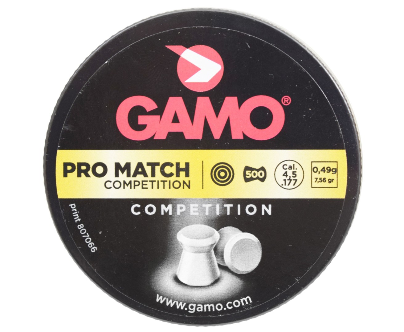 Пули Gamo Pro-Match (500)4,5мм