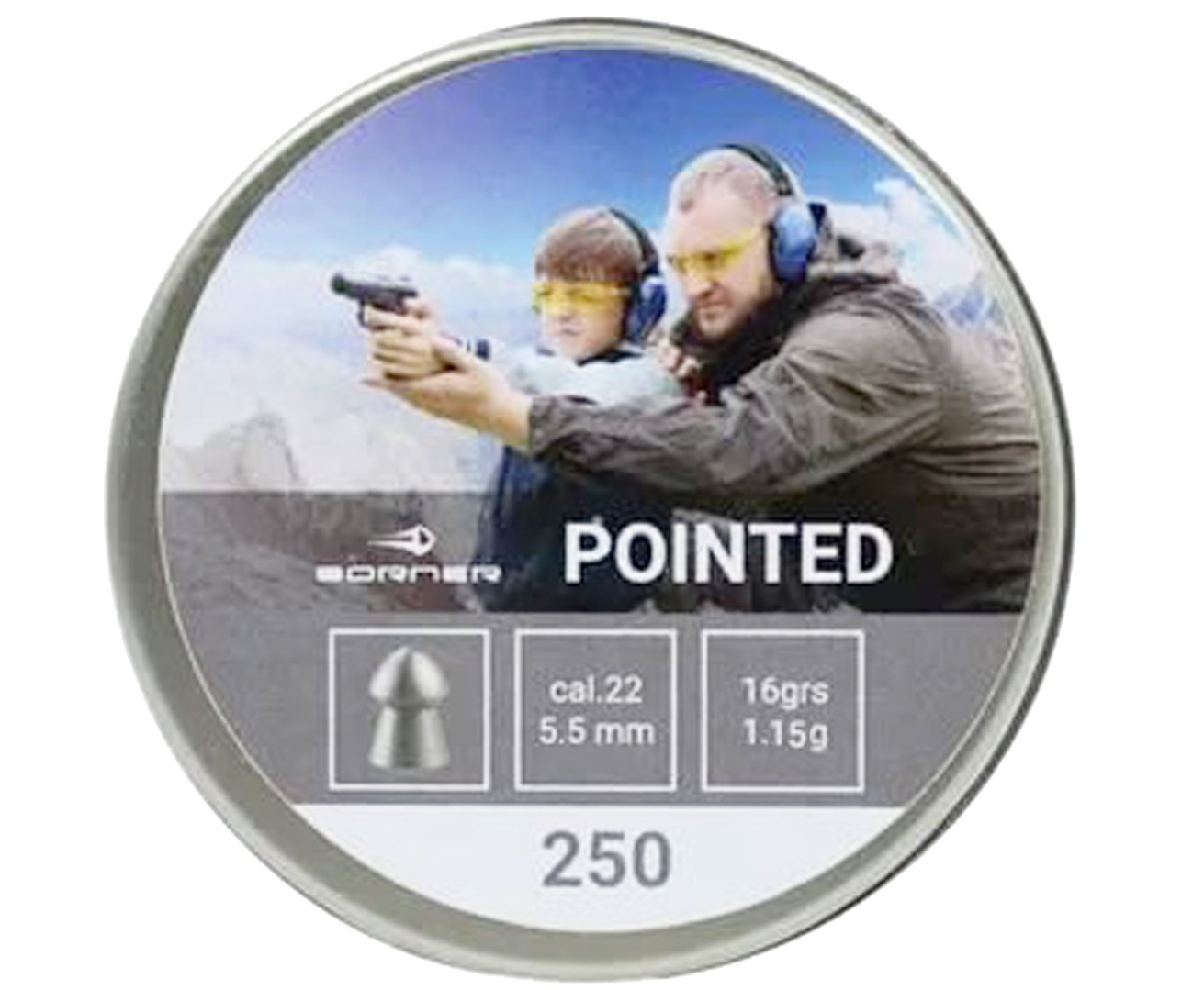 Пули Borner  Pointed 5,5 (250шт)