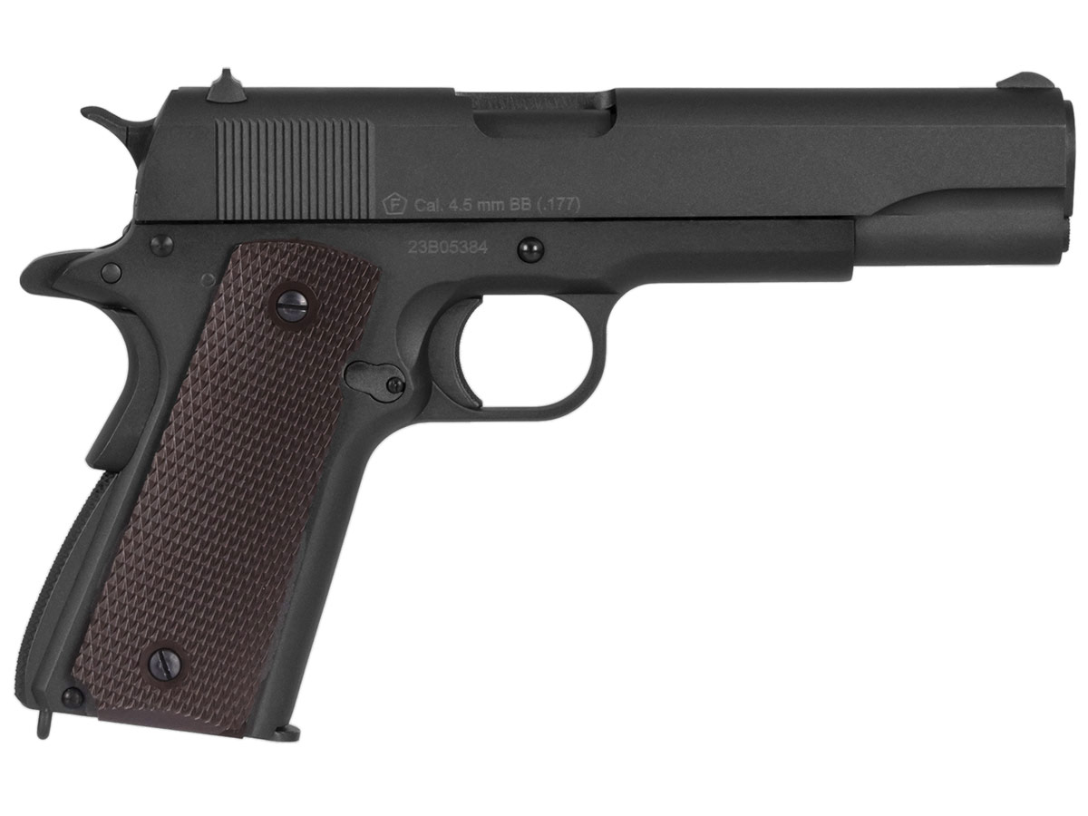 Пистолет пневм Stalker STC (Colt 1911A1) к4,5 металл,Hop+Up.Browback, черный